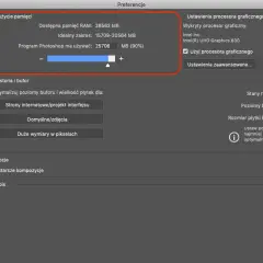Photoshop: Dysk magazynujący pełny? Szybka zmiana ustawień