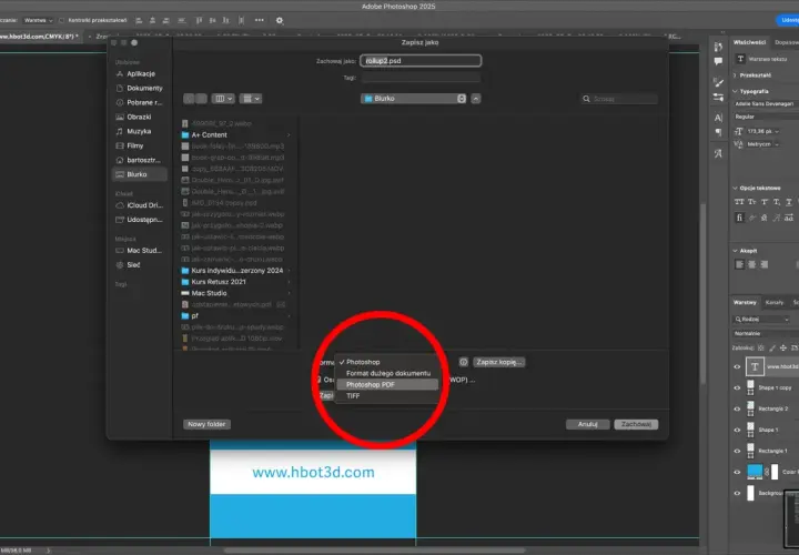 Jak zapisać plik w Photoshopie? Poradnik do druku i internetu