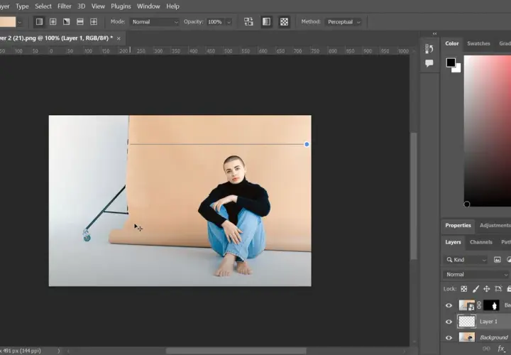 Jak rozciągnąć tło w Photoshopie? Metody bez zniekształceń