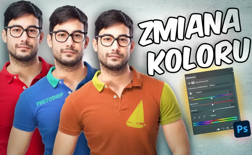 Jak zmienić kolor ubrania w Photoshopie? Prosty poradnik