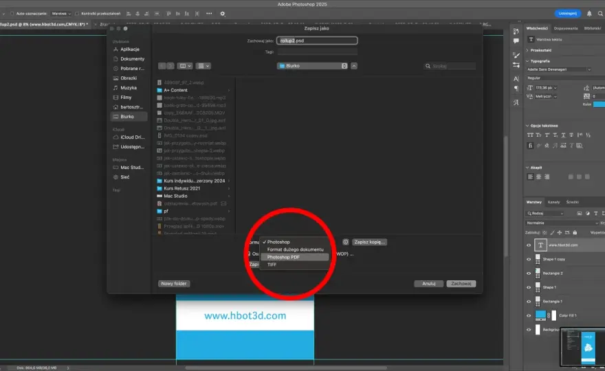 Jak zapisać plik w Photoshopie? Poradnik do druku i internetu