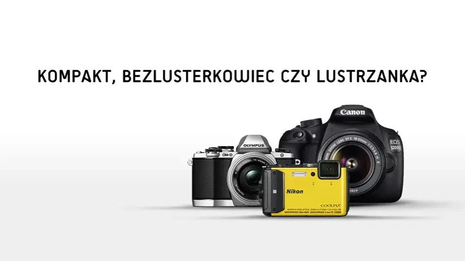 porównanie lustrzanka bezlusterkowiec kompakt