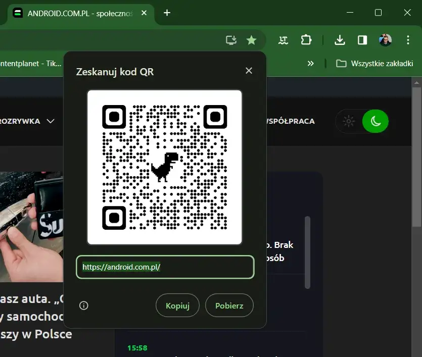 instrukcja skanowania kodu qr telefonem