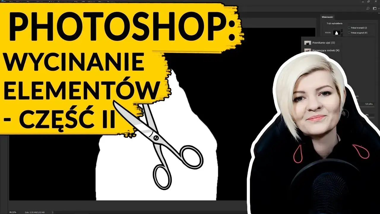 Photoshop zaznacz i maskuj włosy