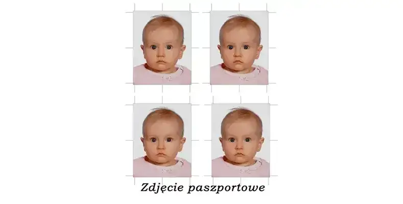 Zdjęcie do dowodu dla niemowlaka prawidłowe ułożenie