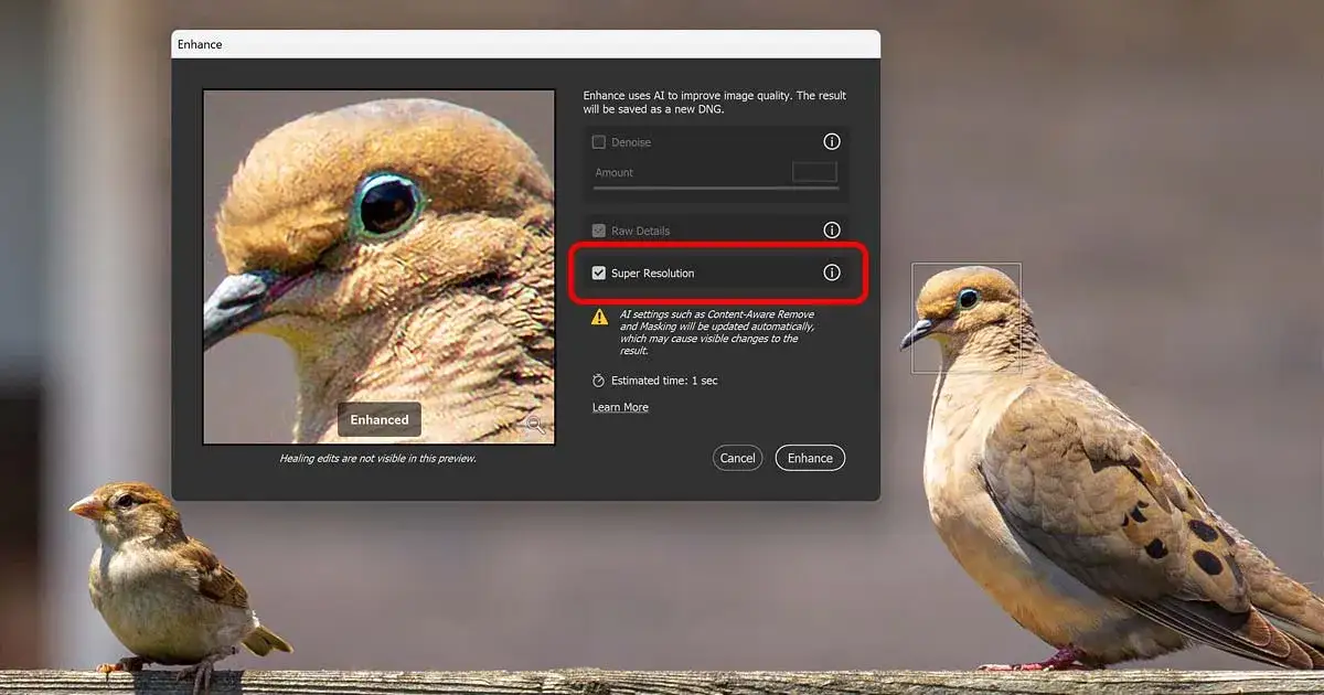 Super Resolution Camera Raw Photoshop